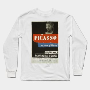 Picasso – 40 Years Of His Art (1936) Long Sleeve T-Shirt